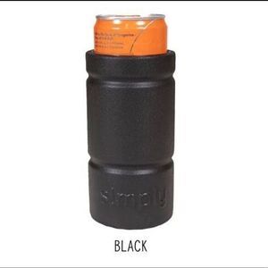 NWT Jet‎ Black Simply Slim can holder